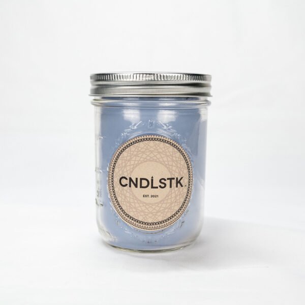 Blue Hour Herb & Crystal Candle - Image 4