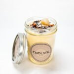 Golden Hour Herb & Crystal Candle - Image 2